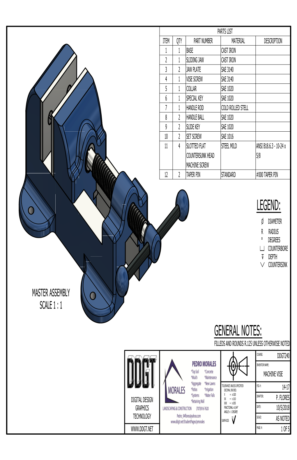 MACHINE VISE SHEETS.Idw