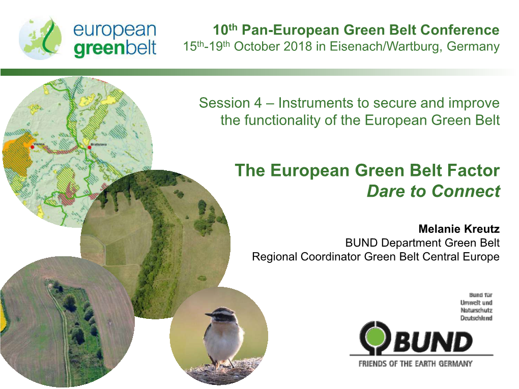 The European Green Belt Factor Dare to Connect