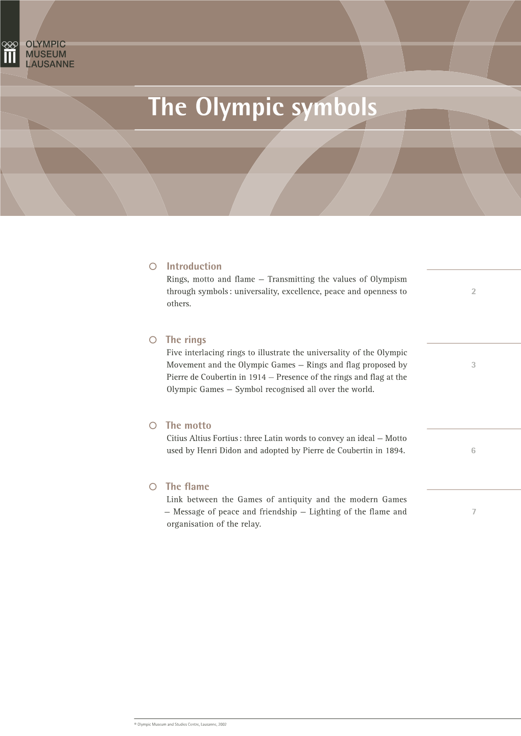 The Olympic Symbols