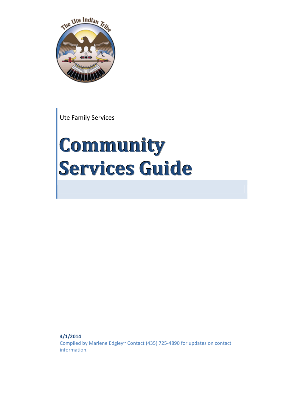 Community Services Guide