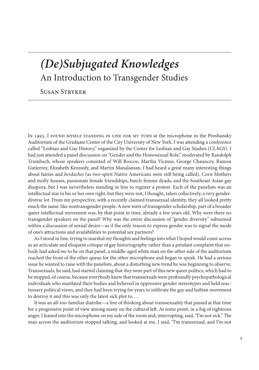 (DE)SUBJUGATED KNOWLEDGES.Pdf