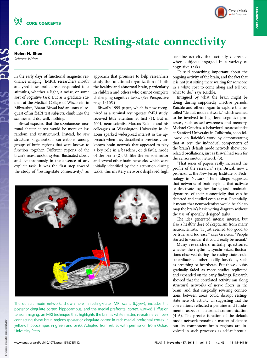 Core Concept: Resting-State Connectivity Helen H