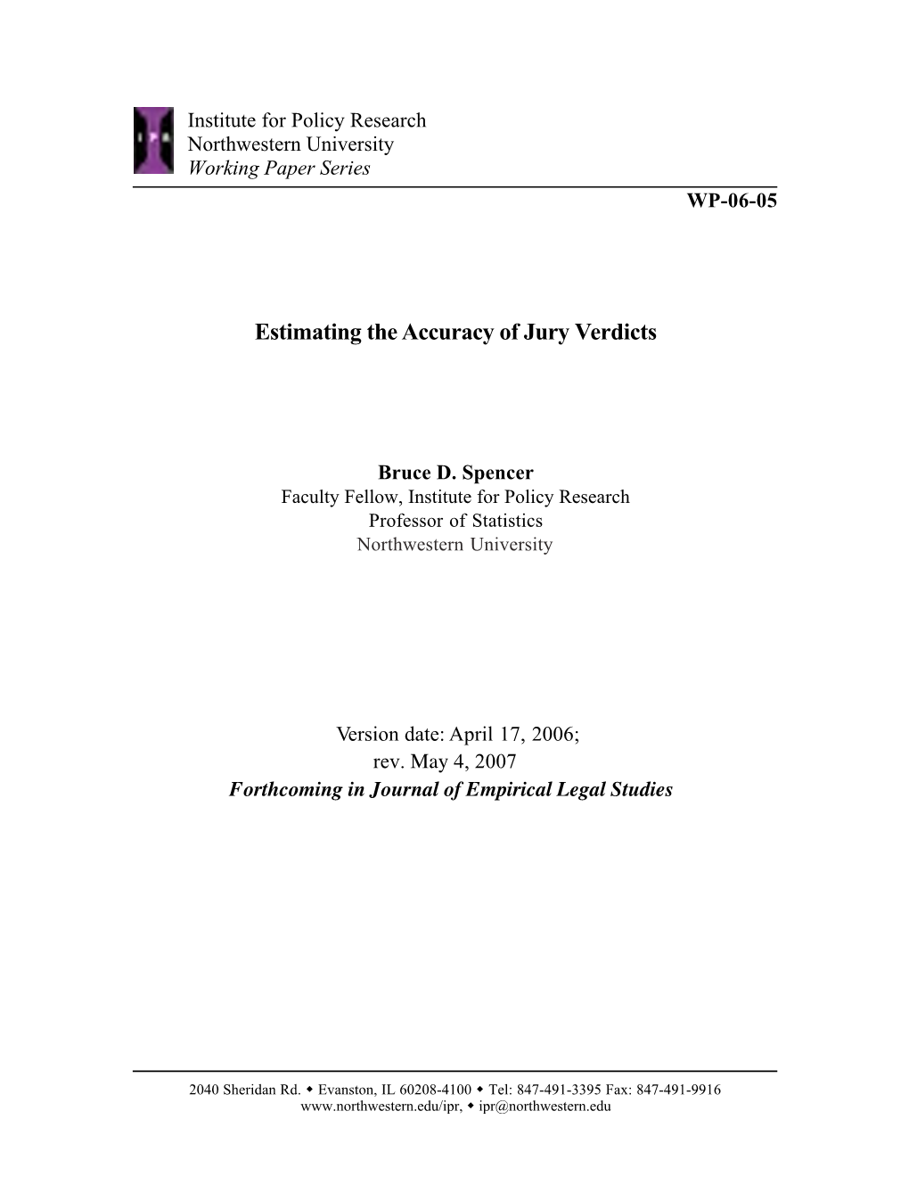 Estimating the Accuracy of Jury Verdicts