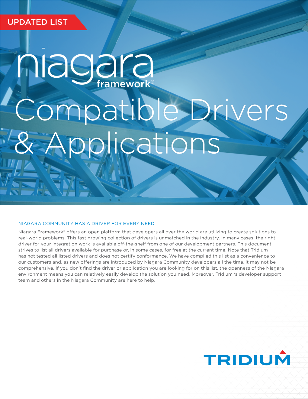 Compatible Drivers & Applications