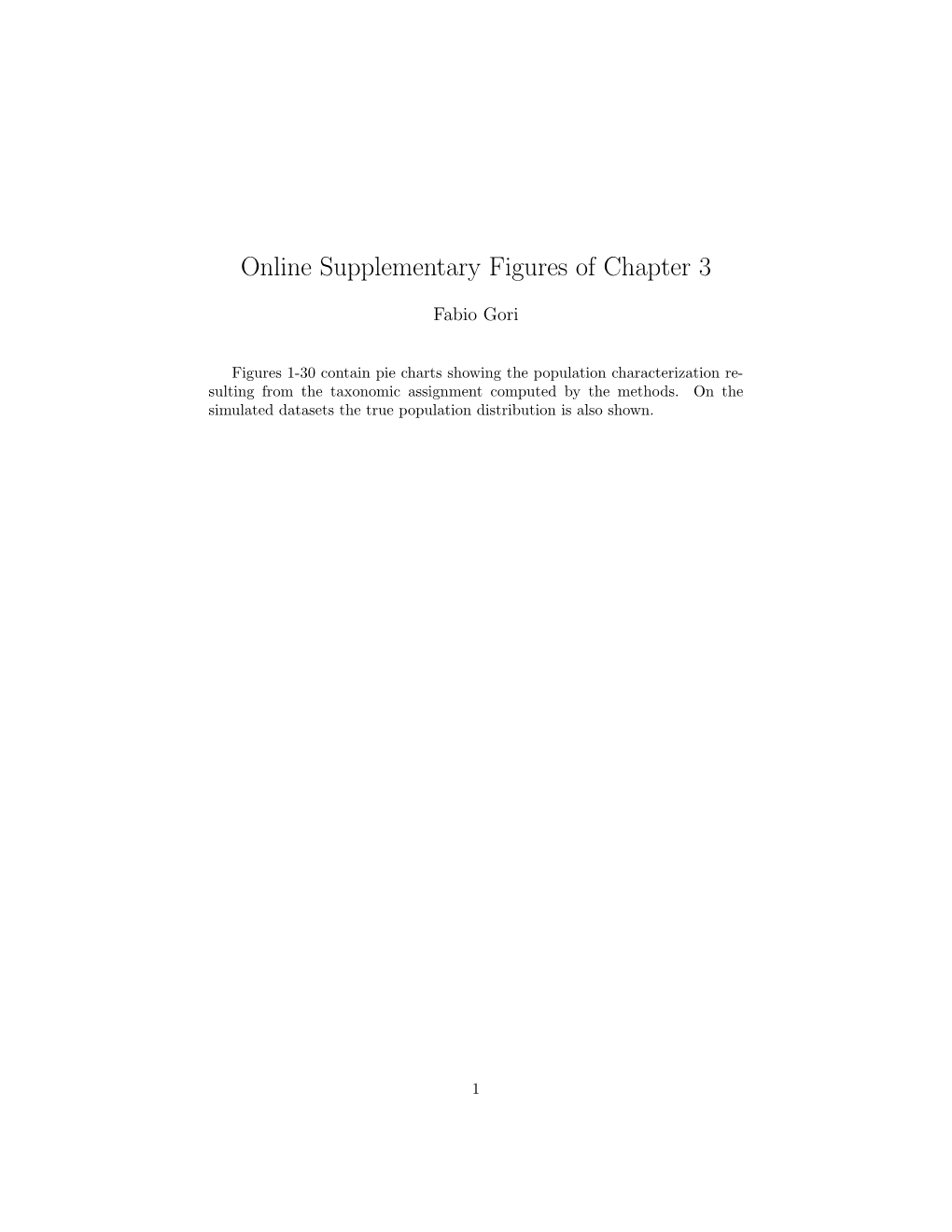 Online Supplementary Figures of Chapter 3