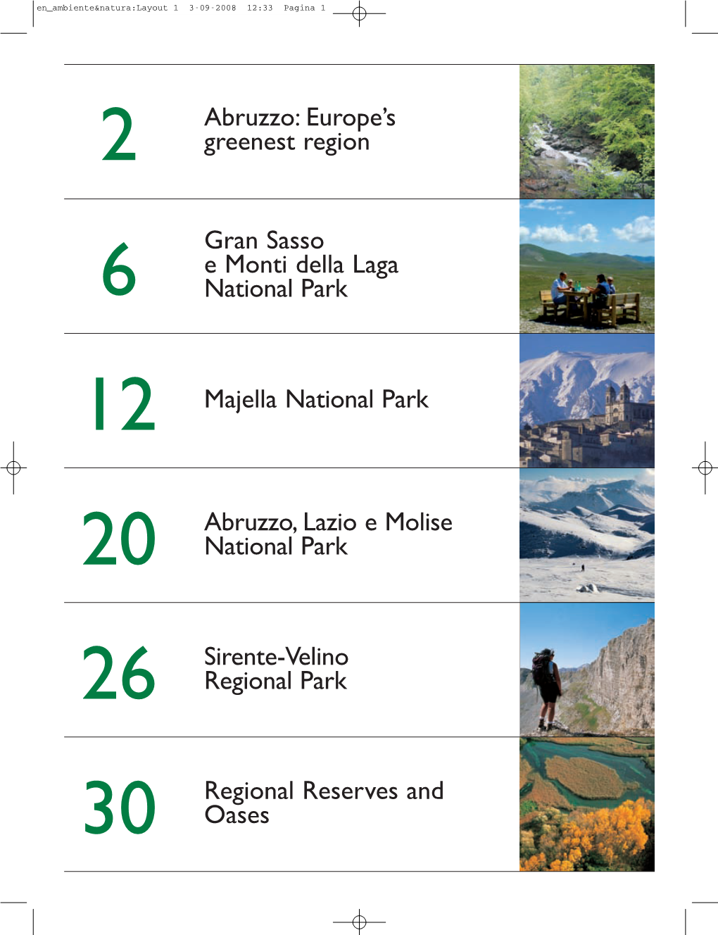 Abruzzo: Europe’S 2 Greenest Region