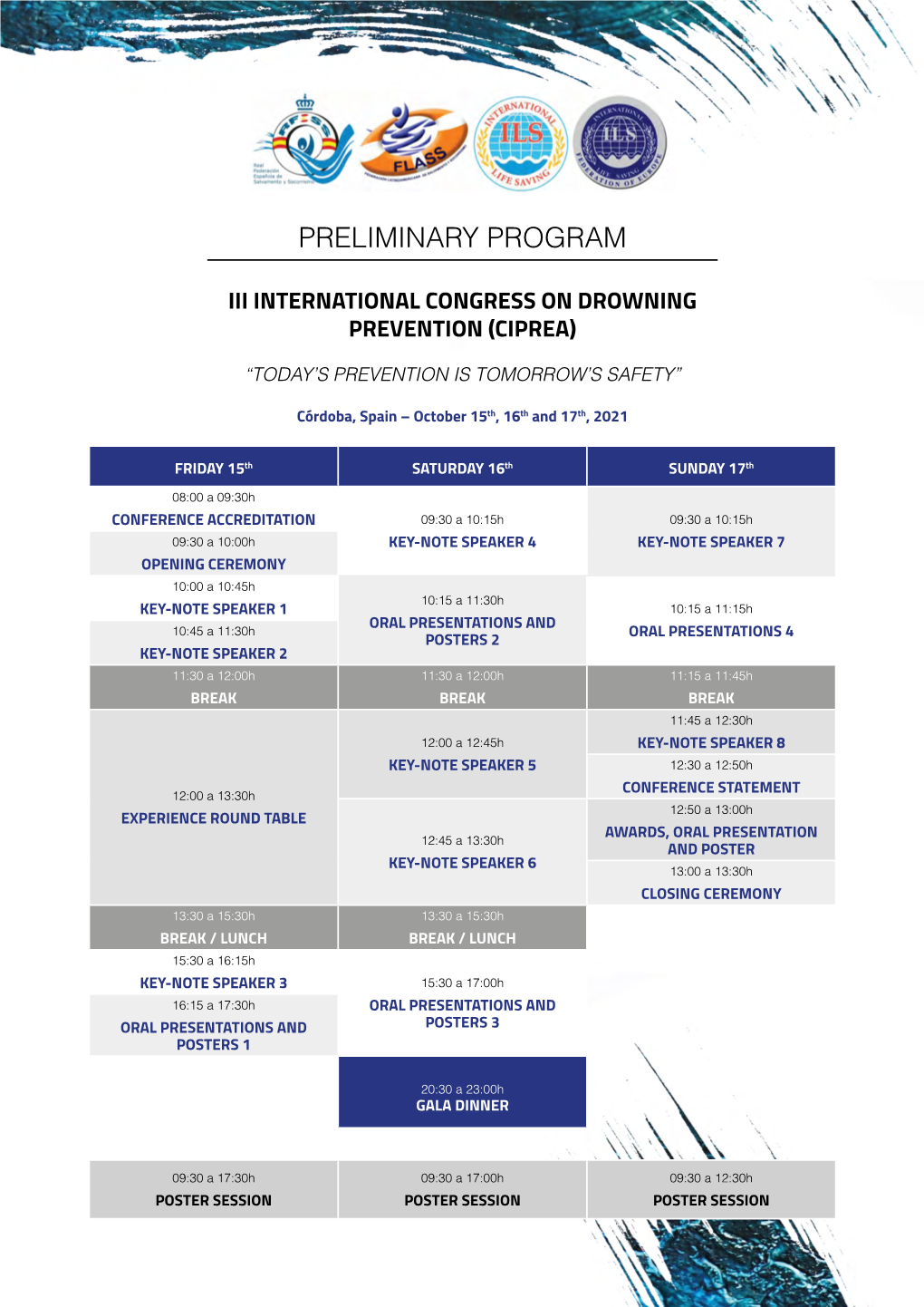 Preliminary Program