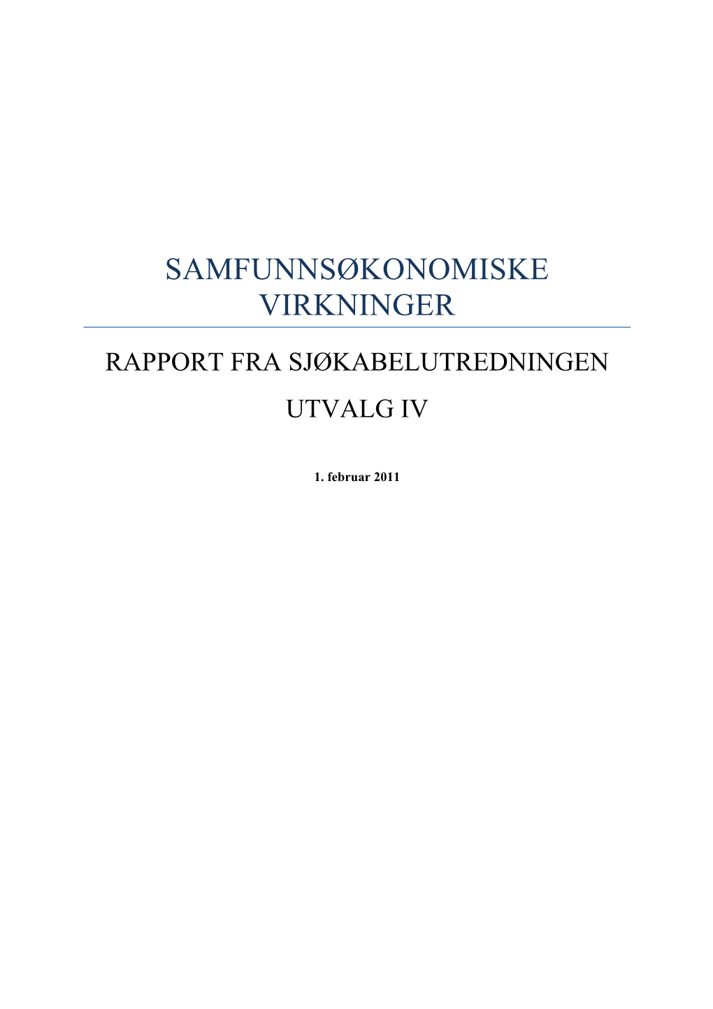 Rapport Utvalg IV -Pdf