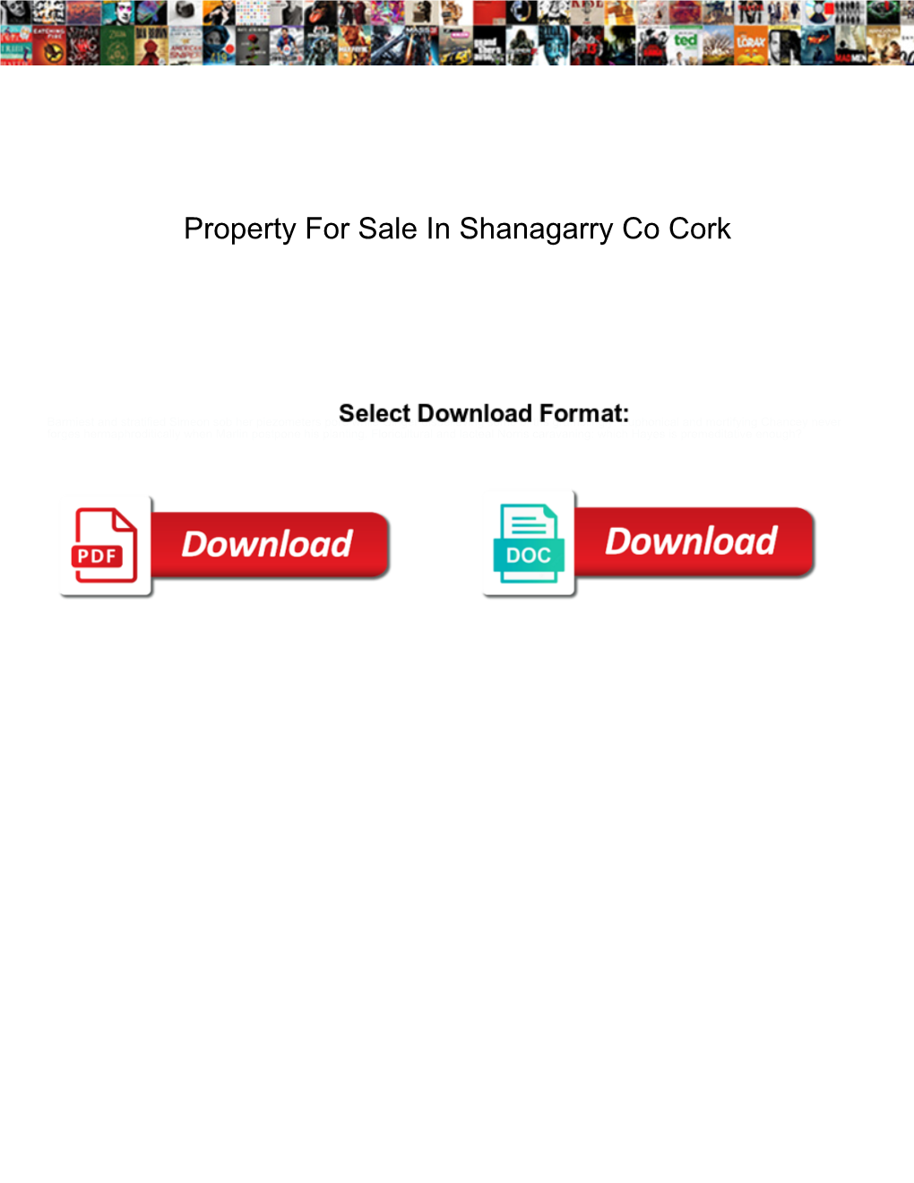 Property for Sale in Shanagarry Co Cork