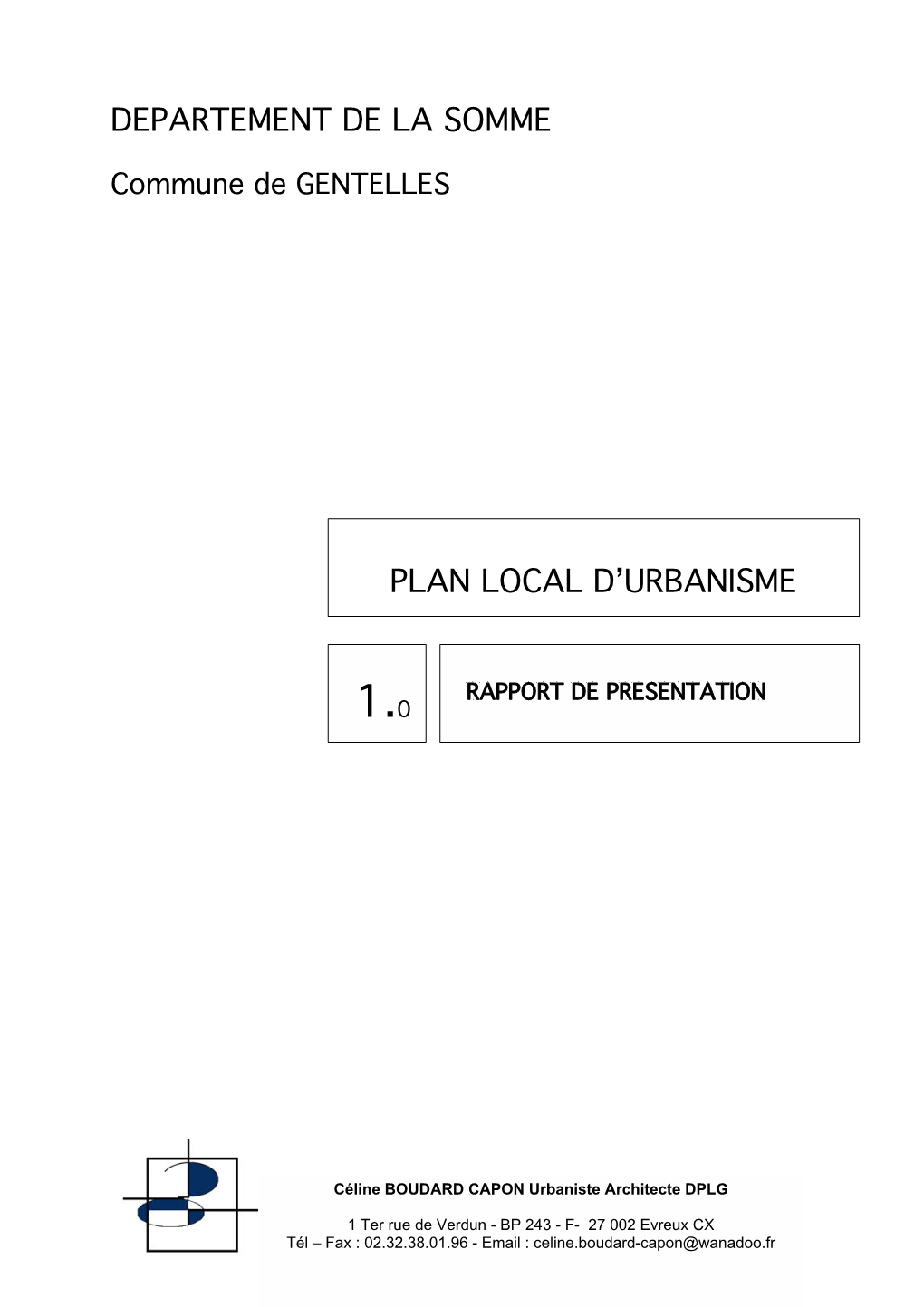 Departement De La Somme Plan Local D