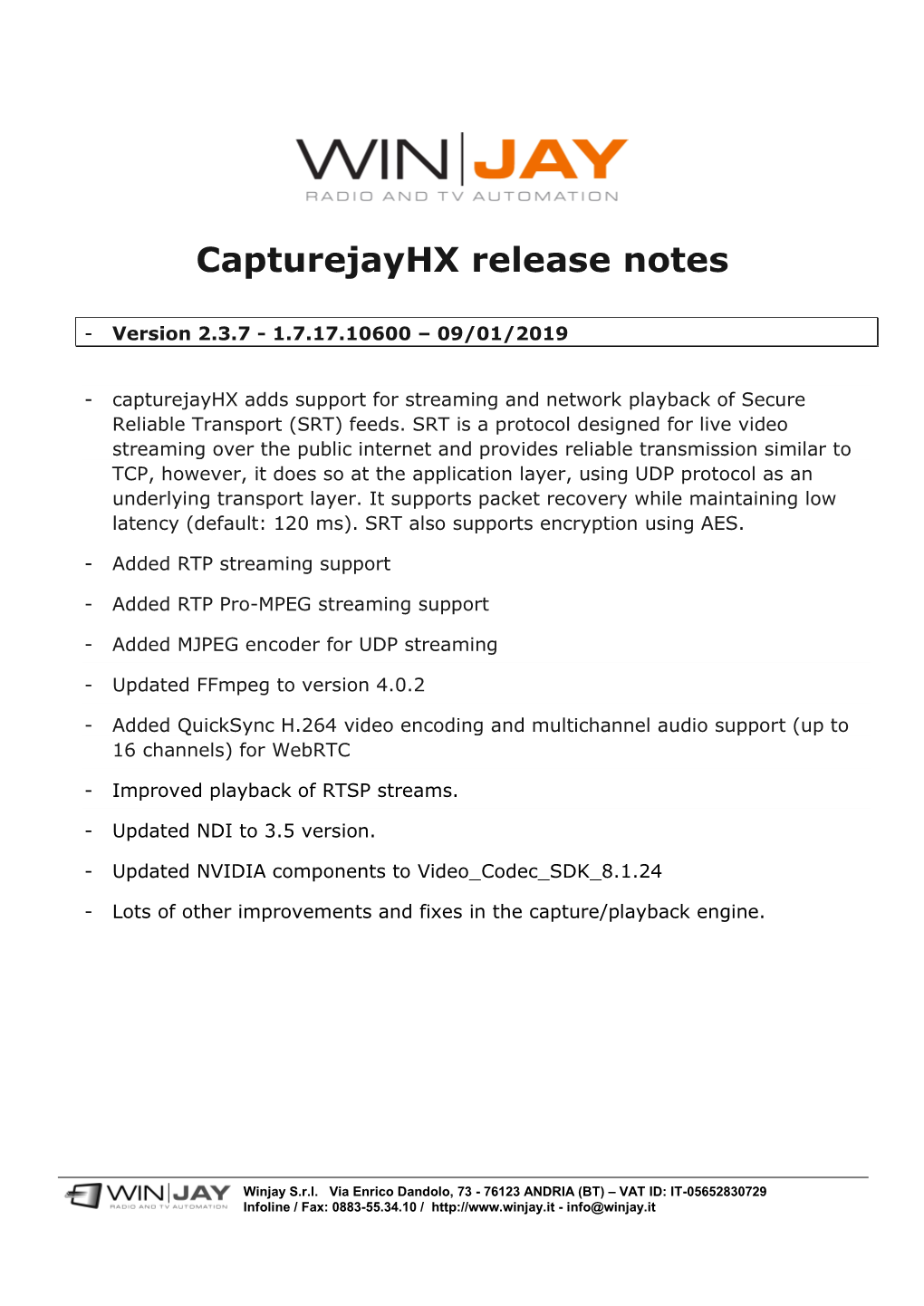 Capturejayhx Release Notes