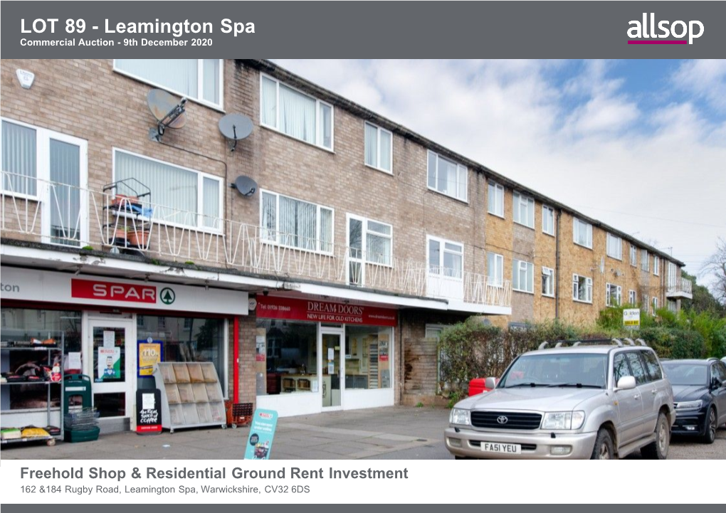 Leamington Spa Commercial Auction - 9Th December 2020