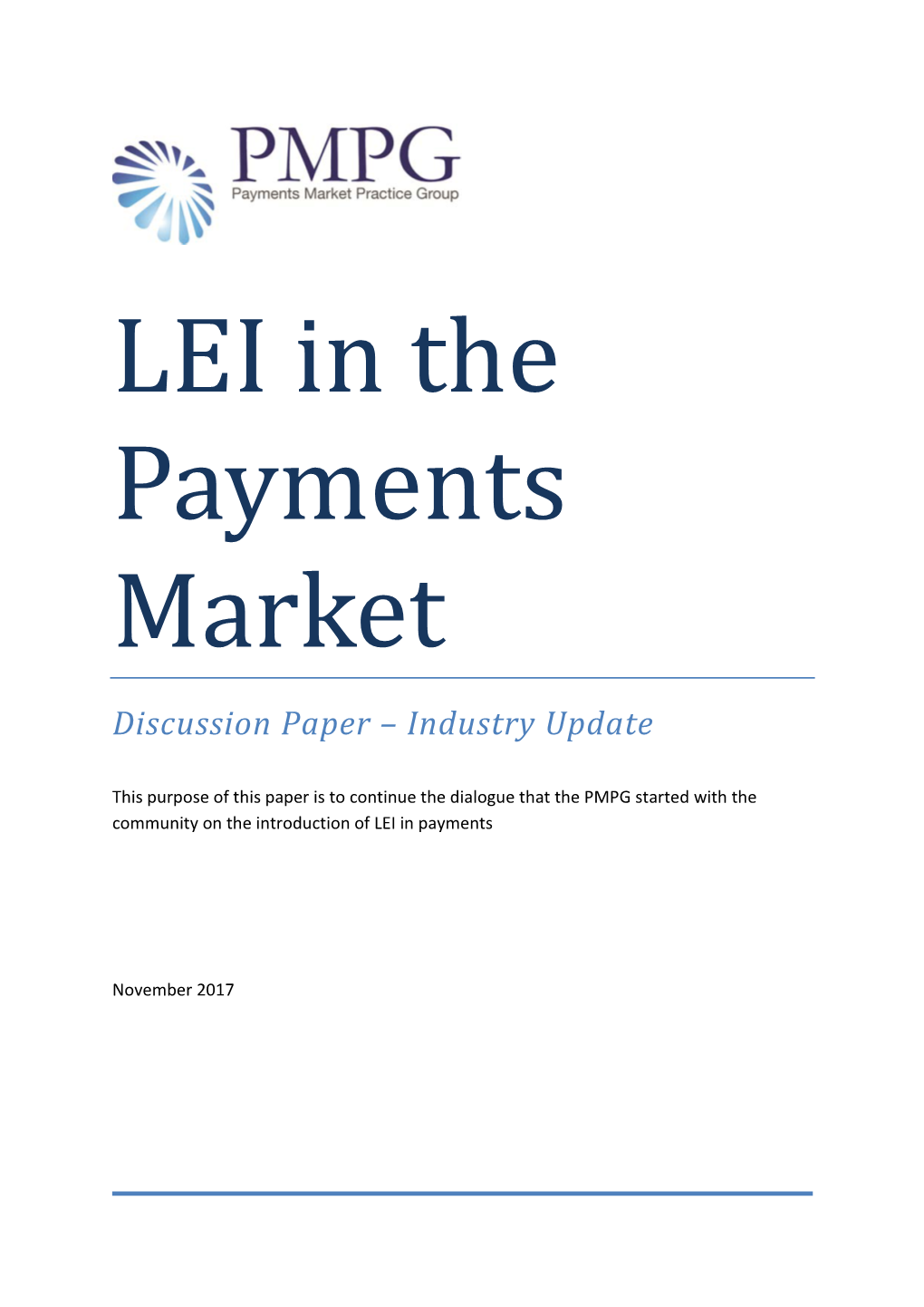 LEI in the Payments Market