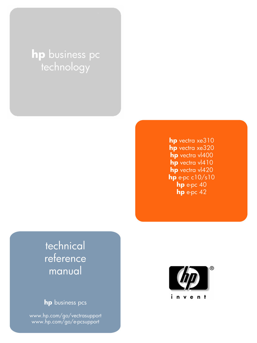 Technical Reference Manual Hp Business Pc Technology