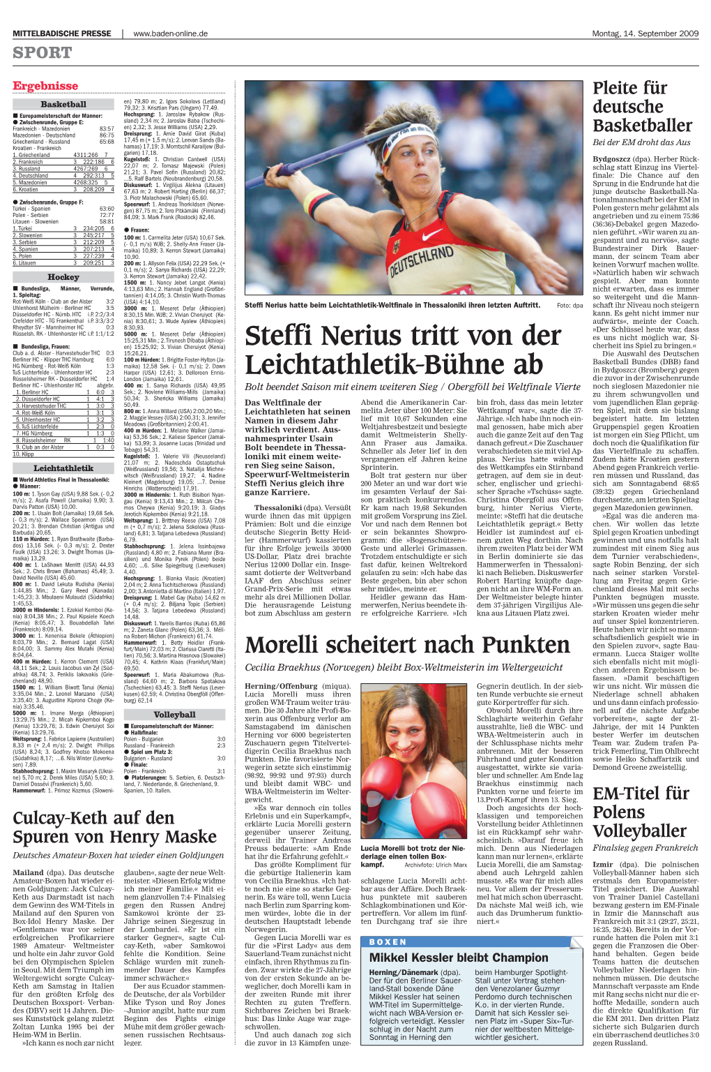 Steffi Nerius Tritt Von Der Leichtathletik-Bühne Ab