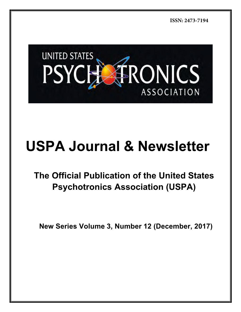 USPA Journal & Newsletter