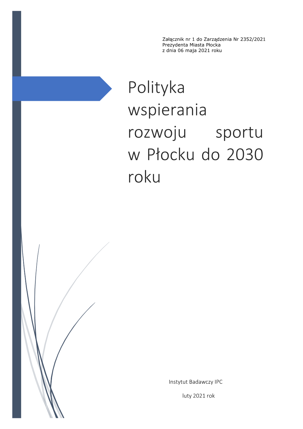 Polityka Wspierania Rozwoju Sportu W Płocku Do 2030 Roku