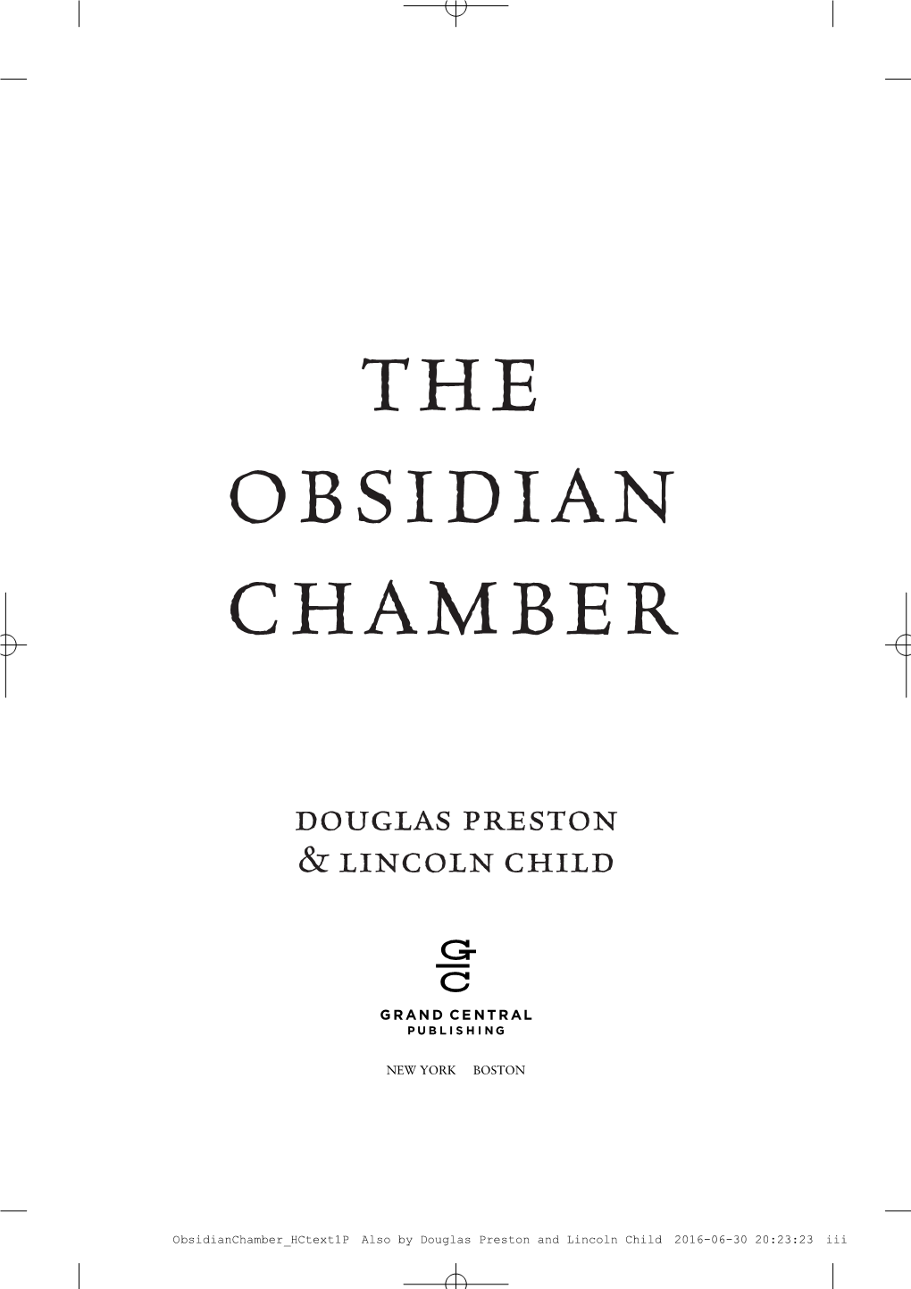 The Obsidian Chamber