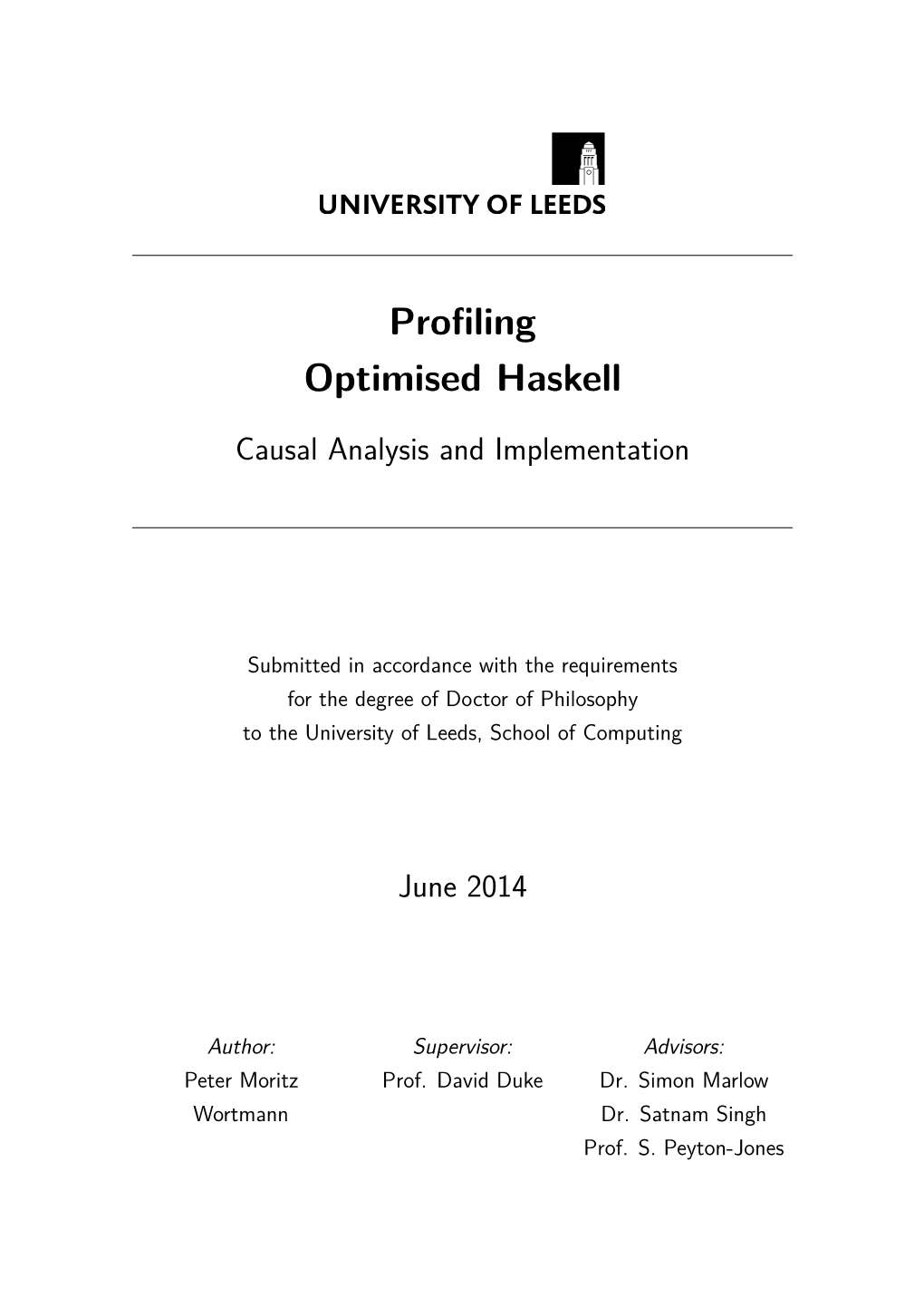 Profiling Optimised Haskell