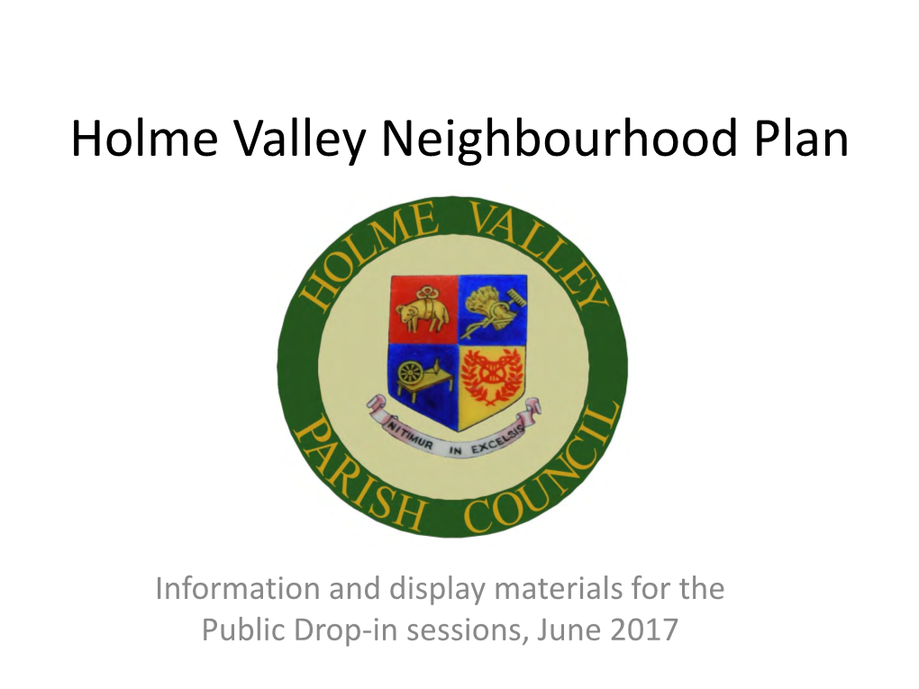 Holme Valley Neighbourhood Plan