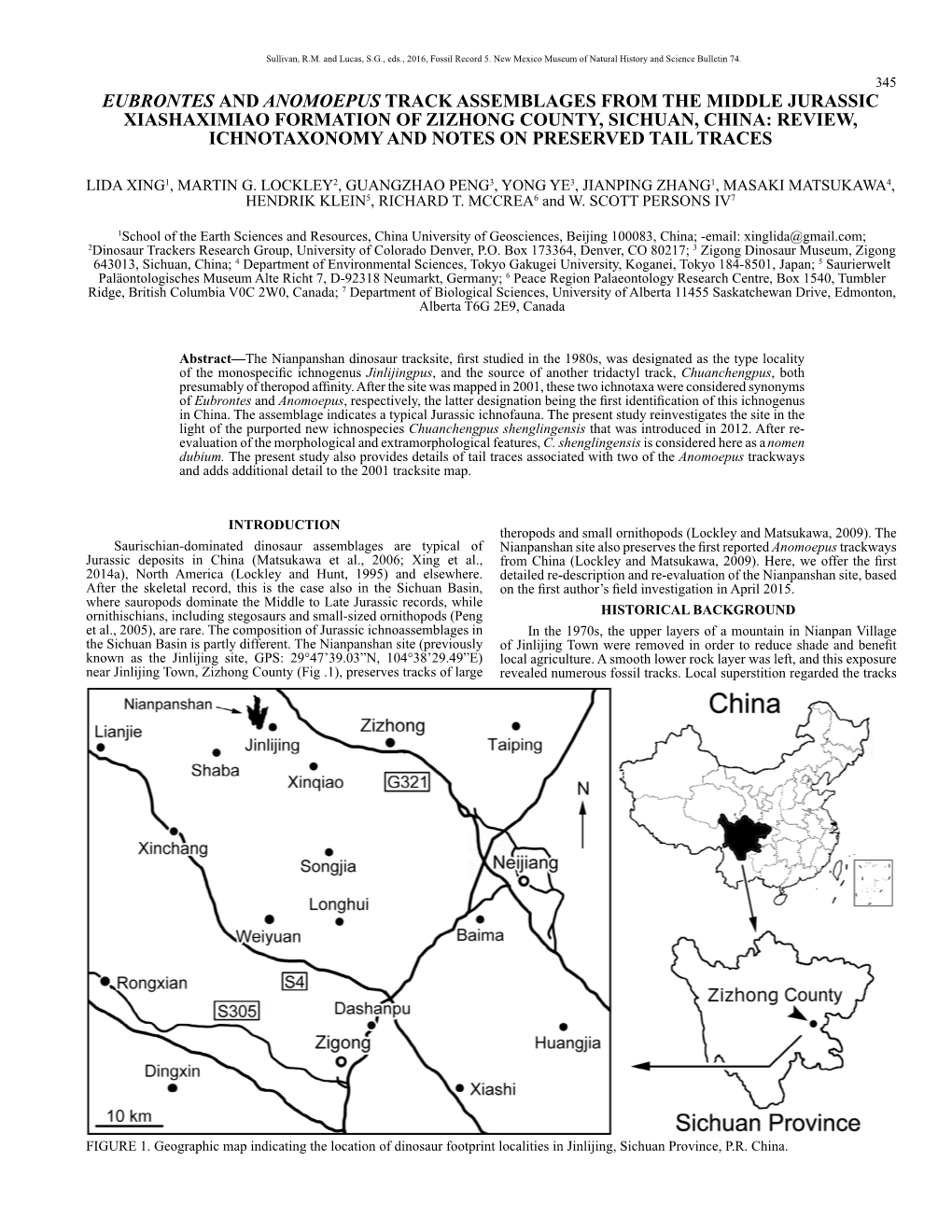 Eubrontes and Anomoepus Track