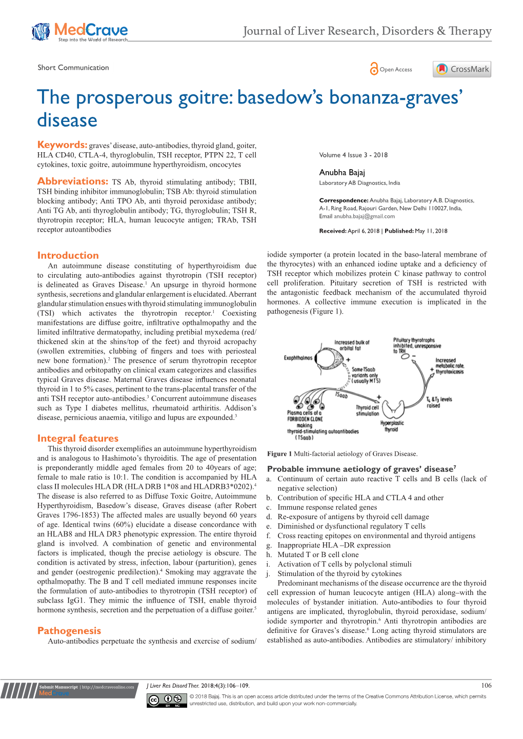 Basedow's Bonanza-Graves' Disease