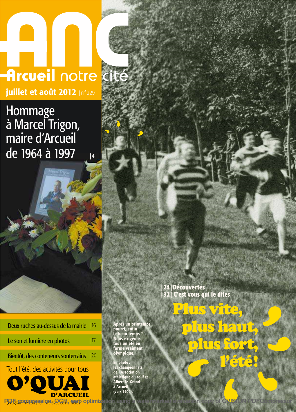 Hommage À Marcel Trigon, Maire D'arcueil De 1964 À 1997
