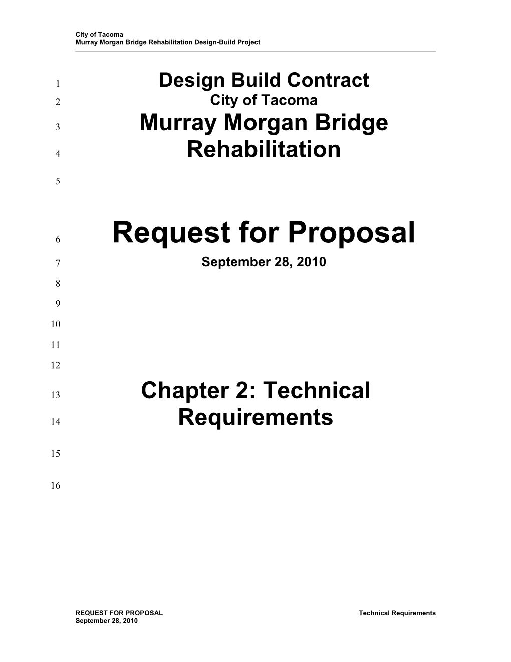 Murray Morgan Bridge Rehabilitation Design-Build Project