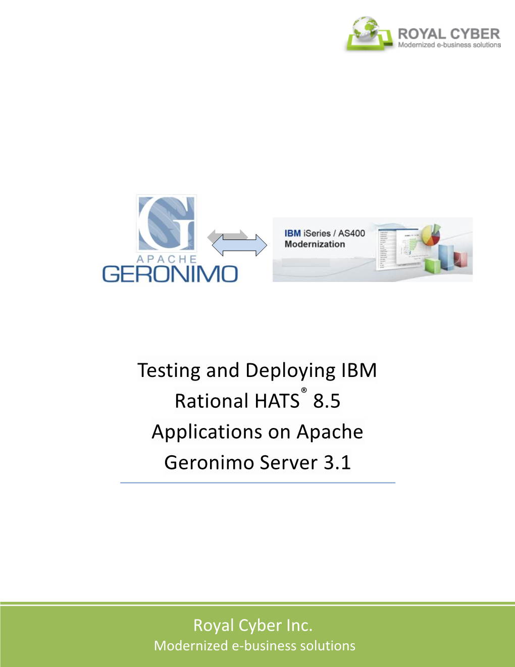 Testing and Deploying IBM Rational HATS® Applications on Apache Geronimo Server