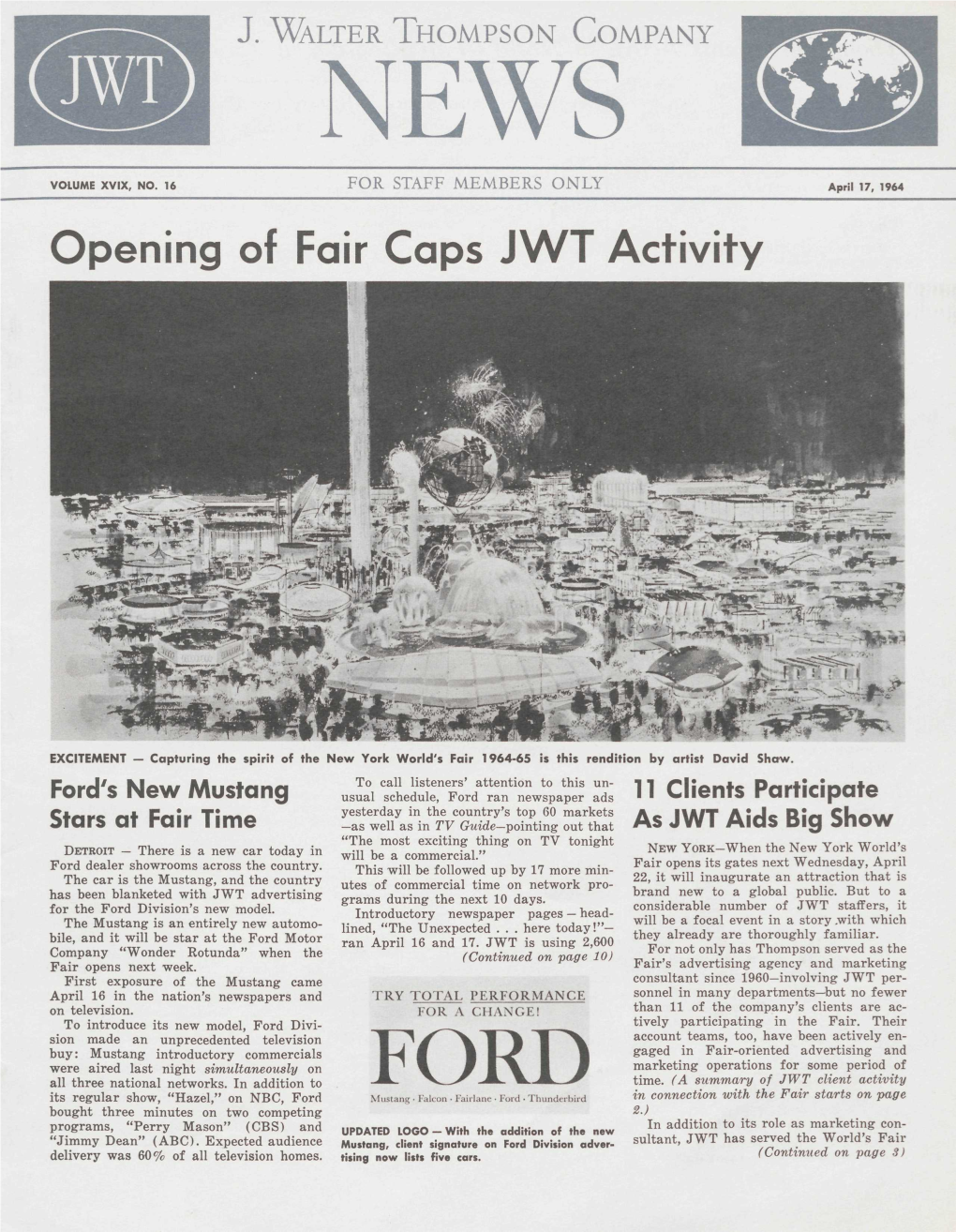 Opening of Fair Caps JWT Activity