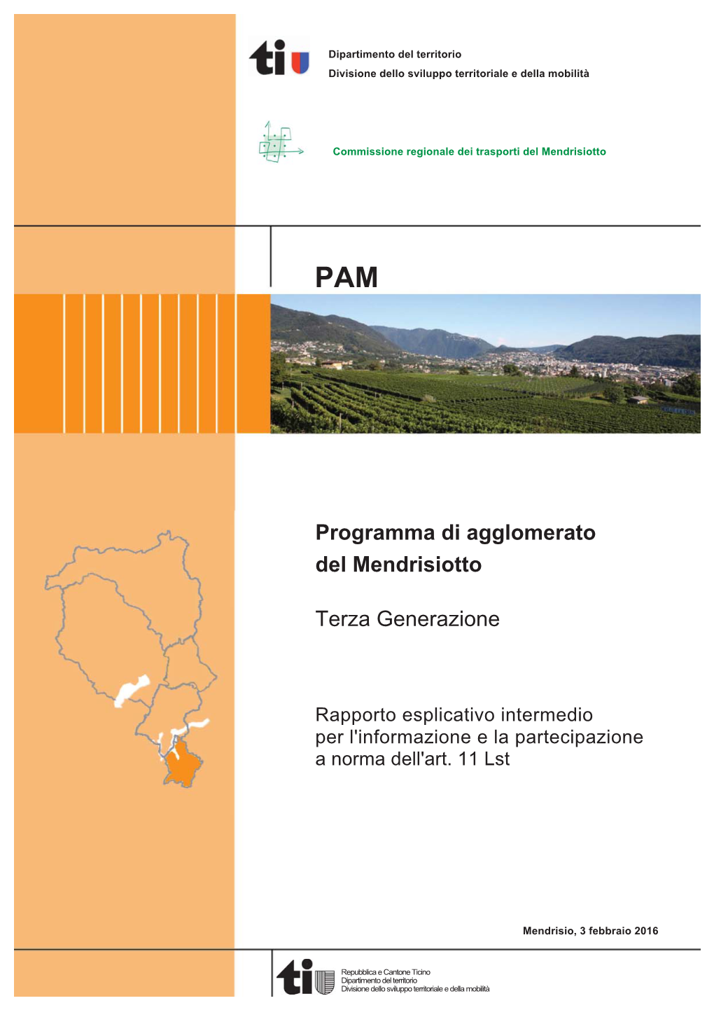 Rapporto Esplicativo Intermedio Per L'informazione E La Partecipazione a Norma Dell'art