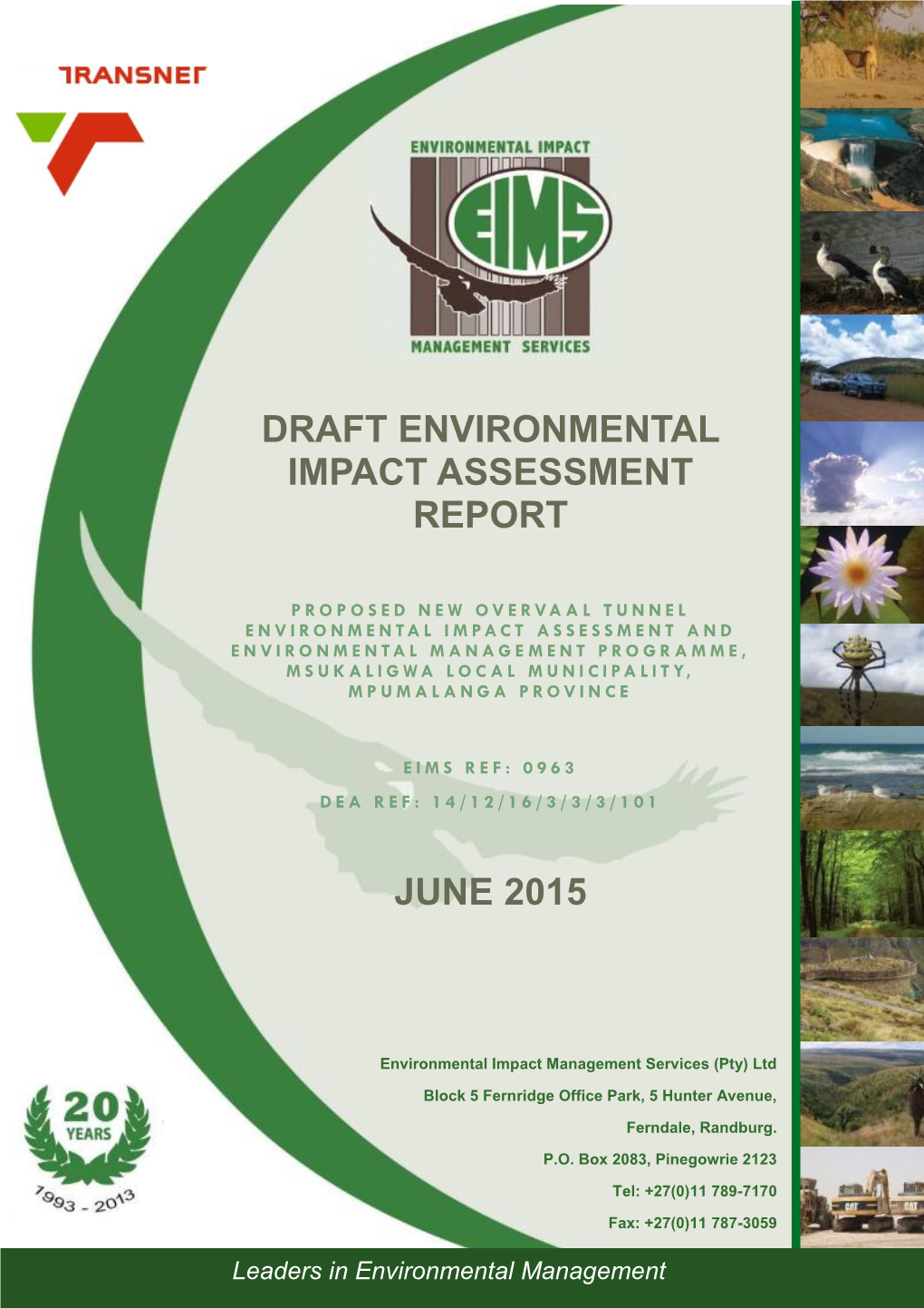 Draft Environmental Impact Assessment Report