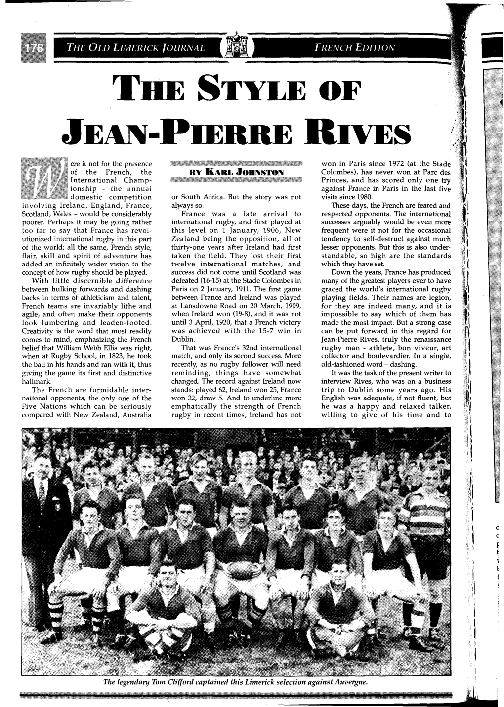 Style of Jean-Pierre Rives.Pdf