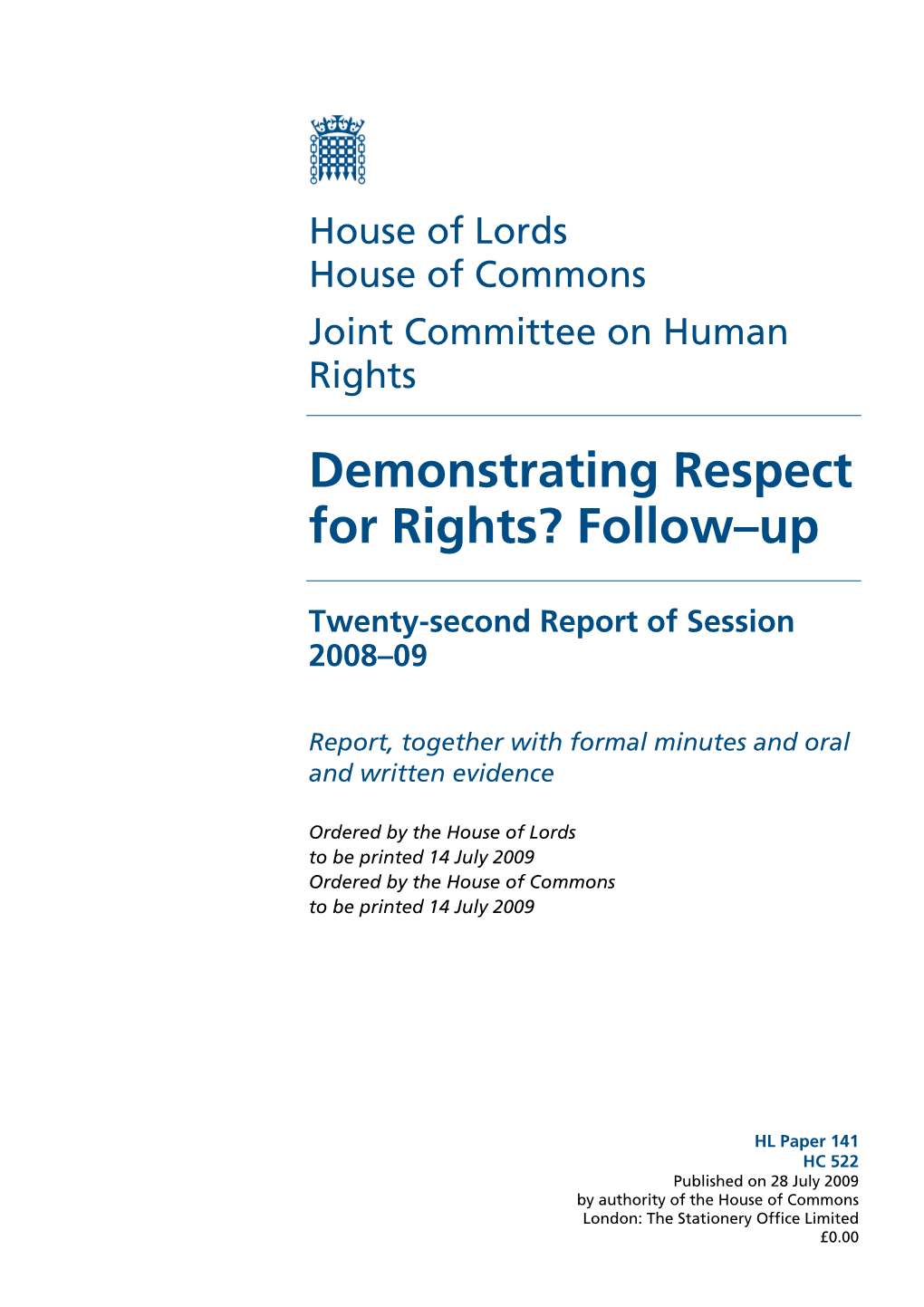 Joint Committee on Human Rights