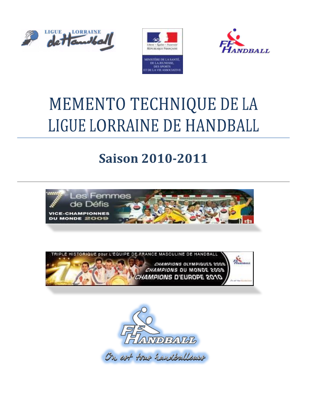 Memento Technique De La Ligue Lorraine De Handball