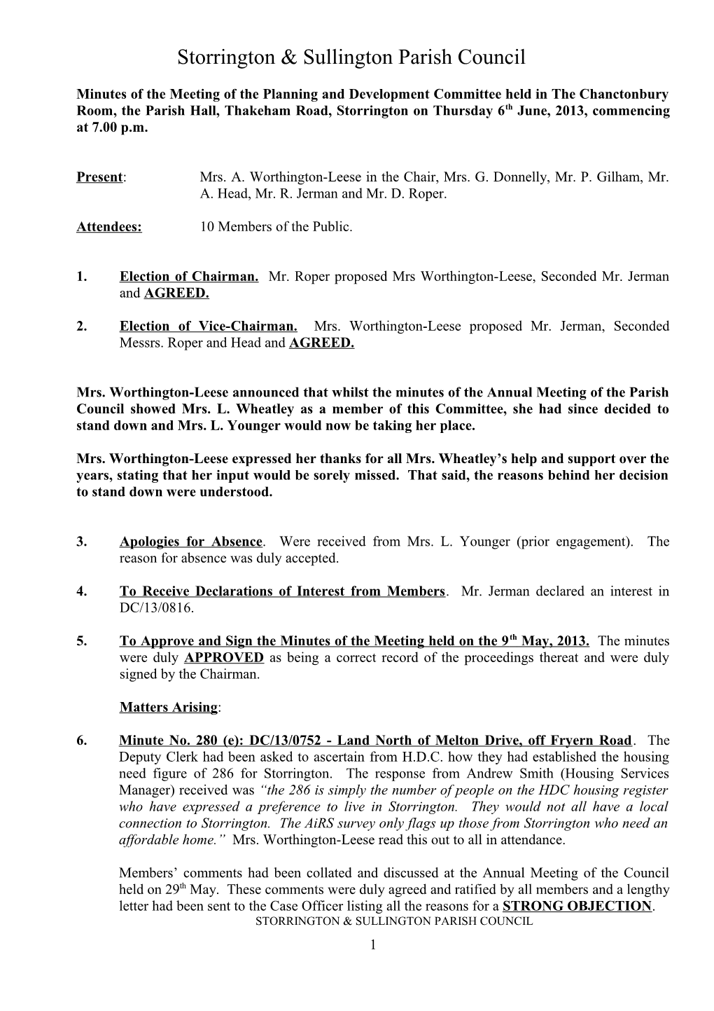 Storrington & Sullington Parish Council s1