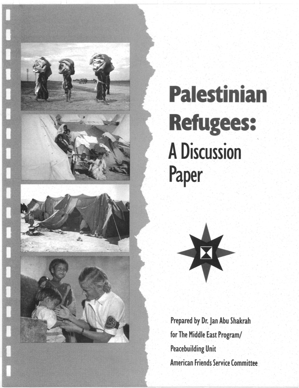 Palestinian Refugees: Adiscussion ·Paper