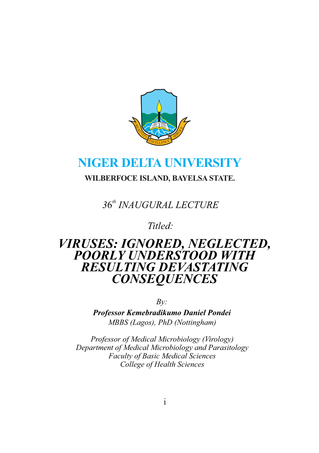 Niger Delta University Viruses