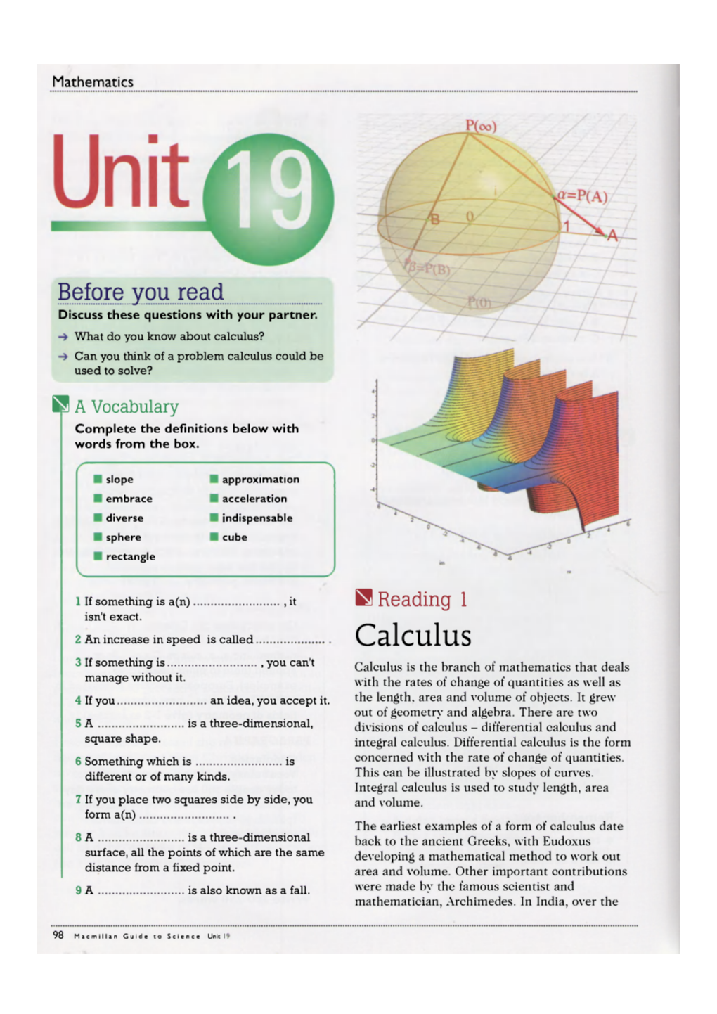 Calculus? Can You Think of a Problem Calculus Could Be Used to Solve?