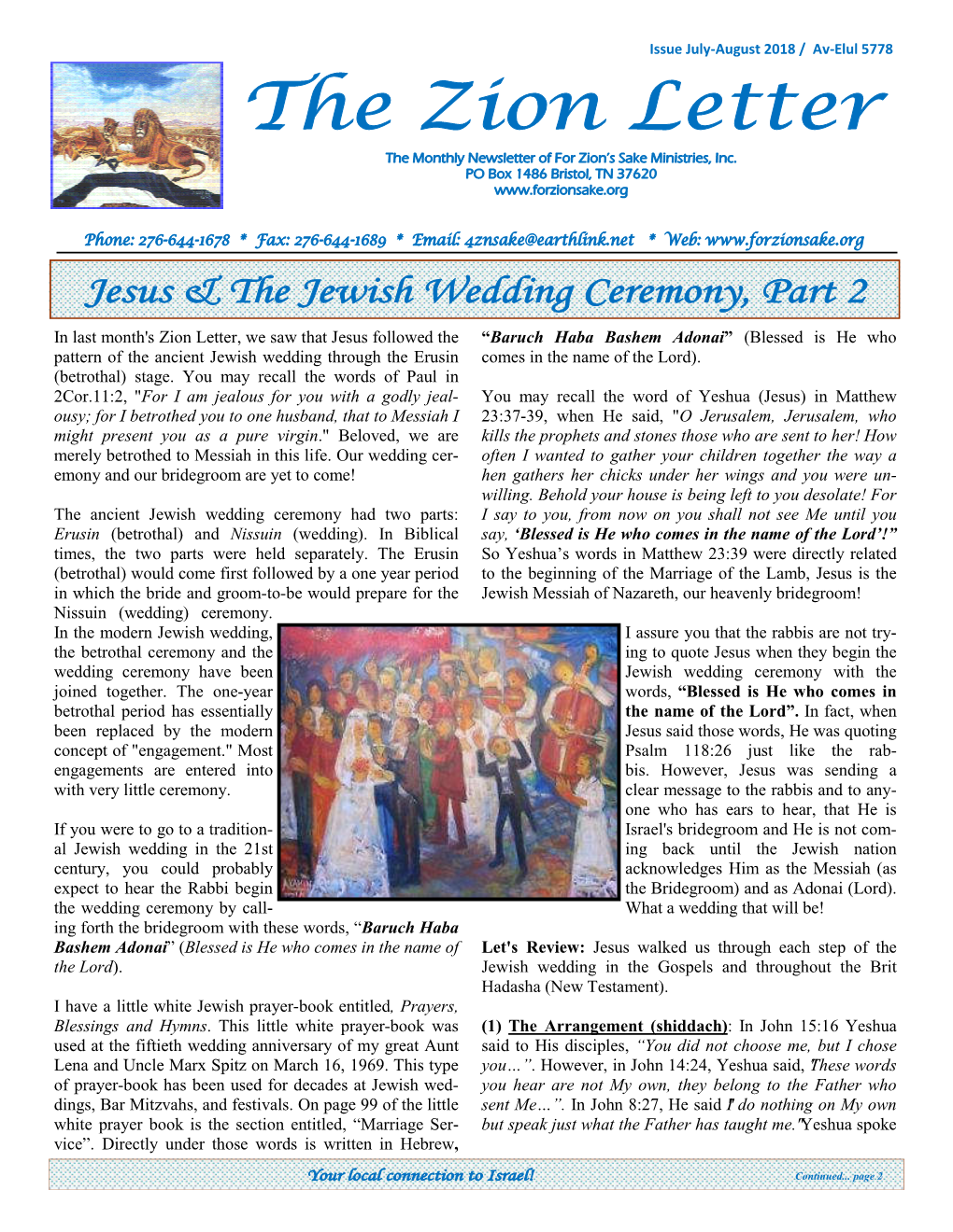 Jesus & the Jewish Wedding Ceremony Pt.2