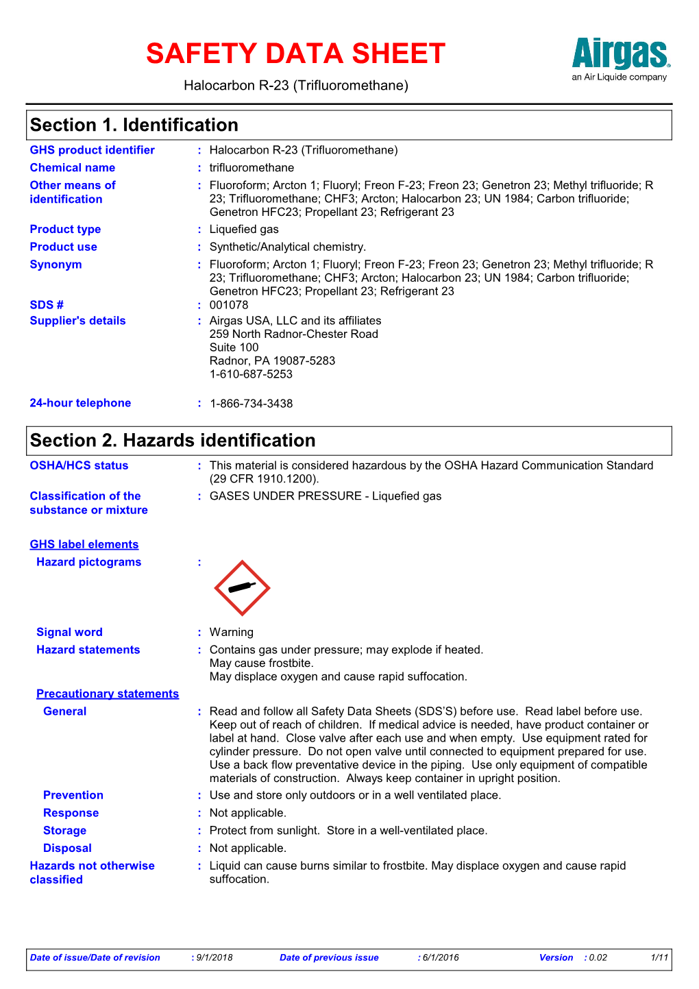 Trifluoromethane)