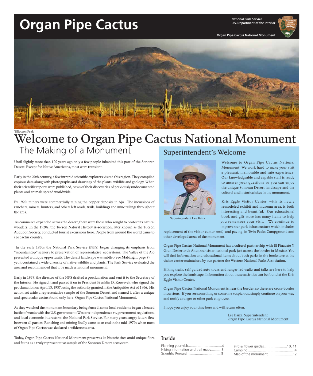 Organ Pipe Cactus U.S