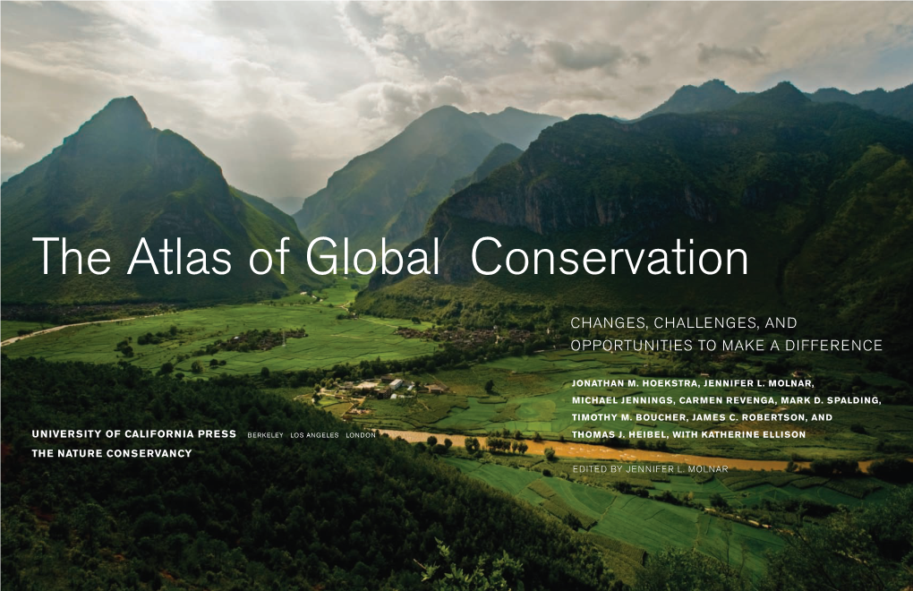 The Atlas of Global Conservation