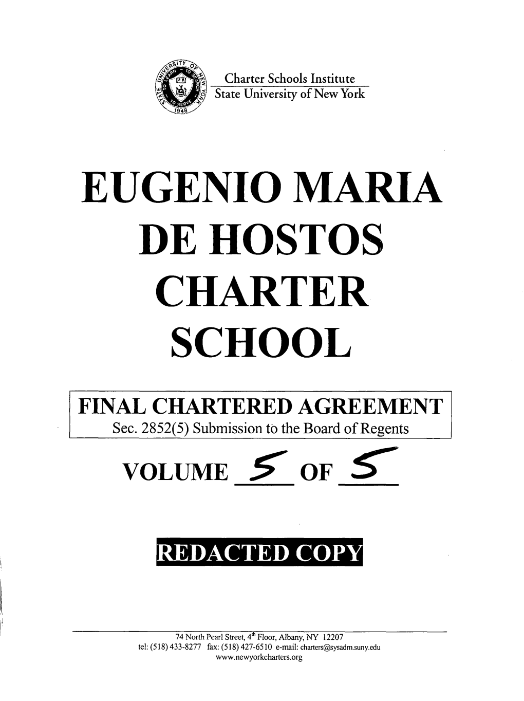 Eugenio Maria De Hostos Charter School