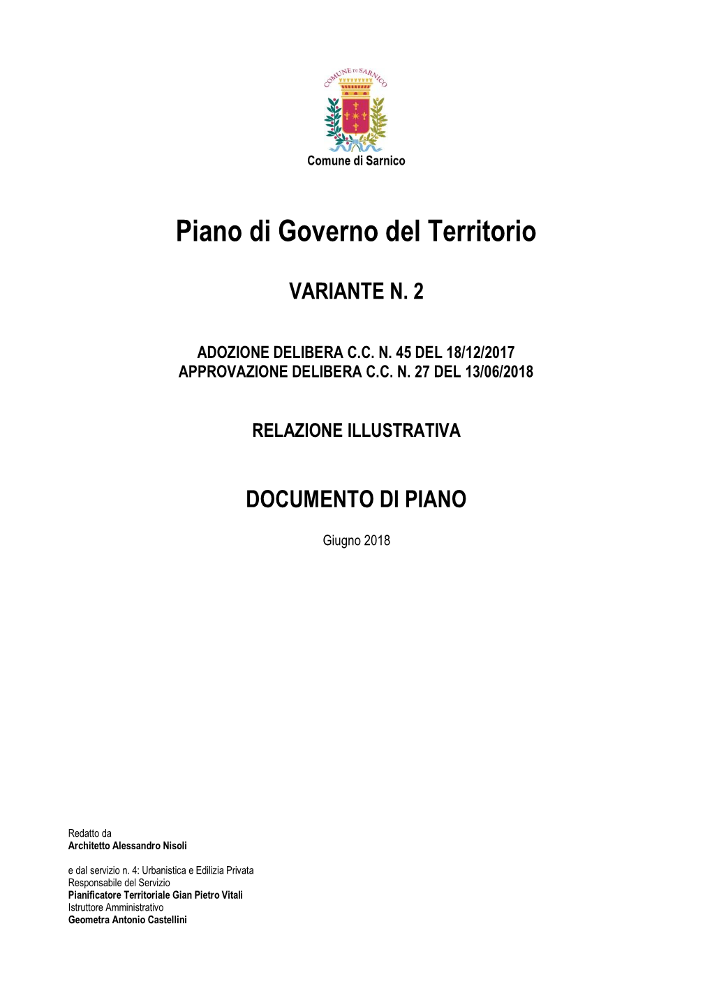 Piano Di Governo Del Territorio