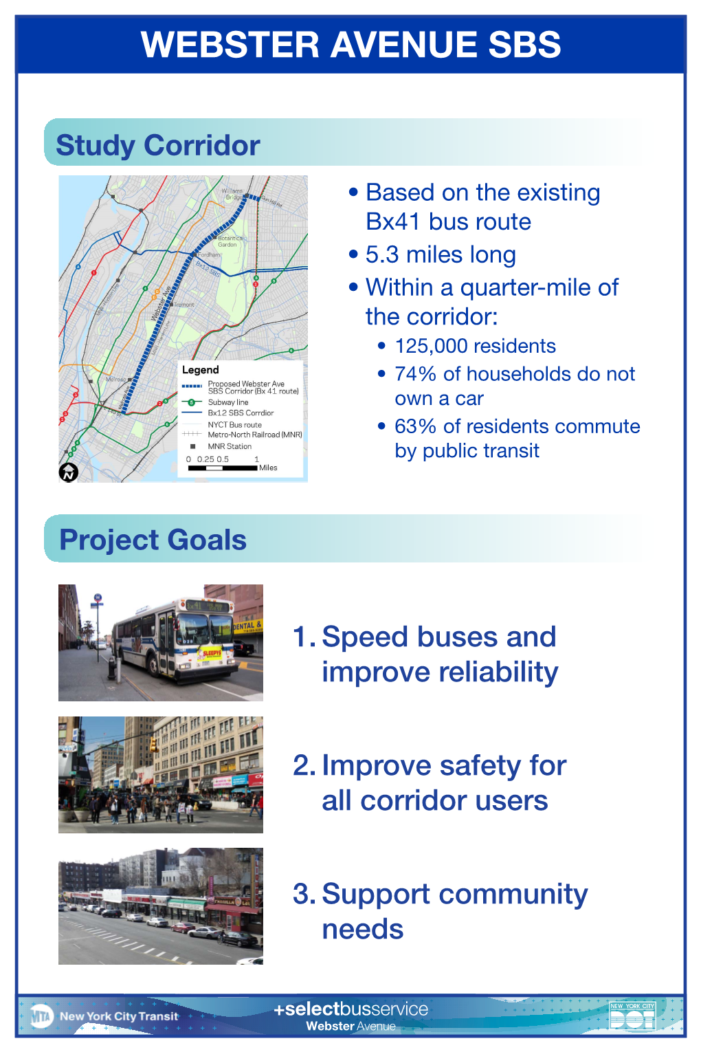 Based on the Existing • Bx41 Bus Route 5.3 Miles Long