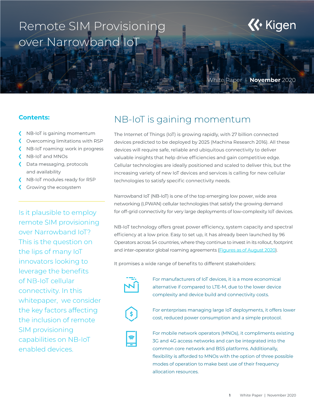 Remote SIM Provisioning Over Narrowband Iot