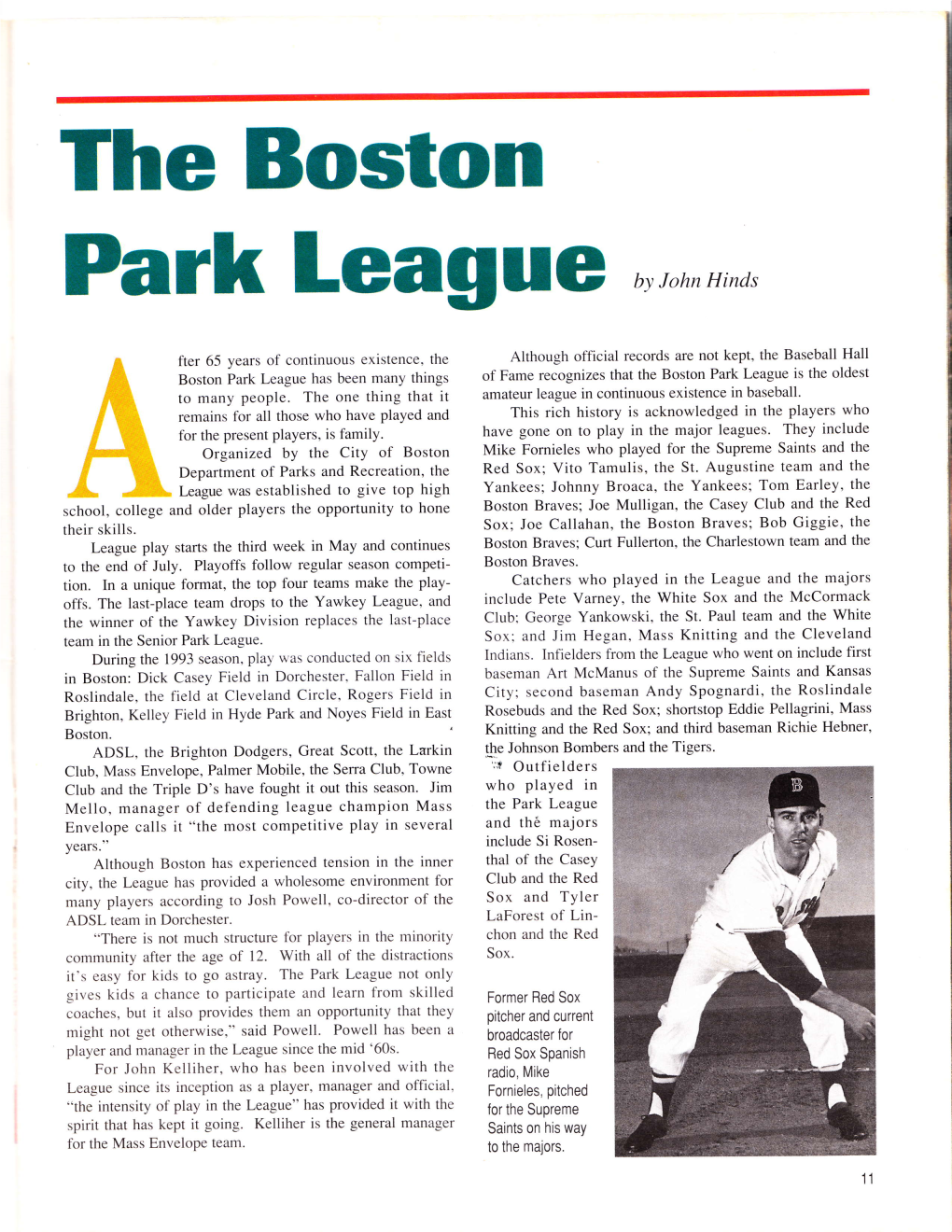 The Boston Park League, by John Hinds