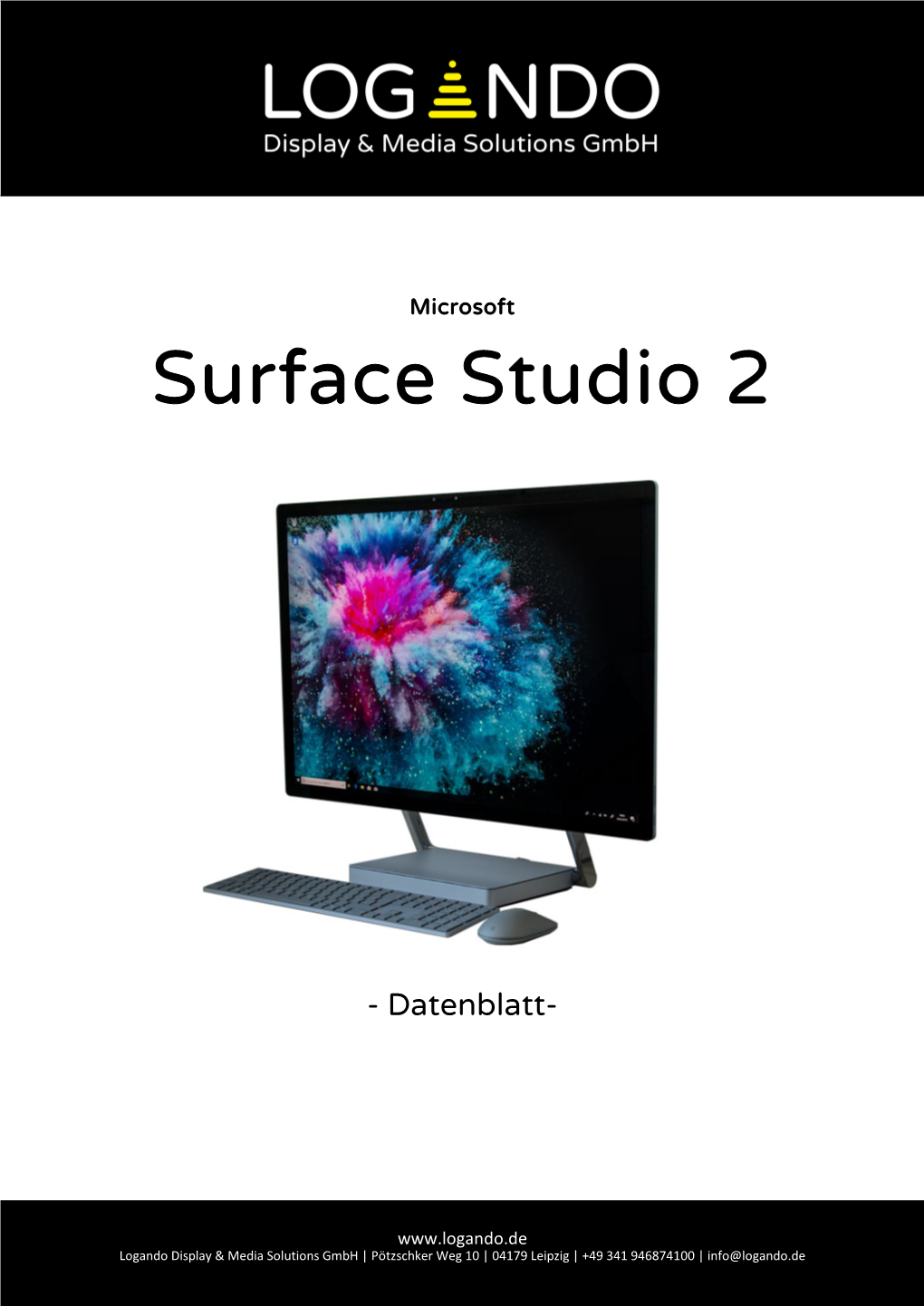 Microsoft Surface Studio 2 Datenblatt