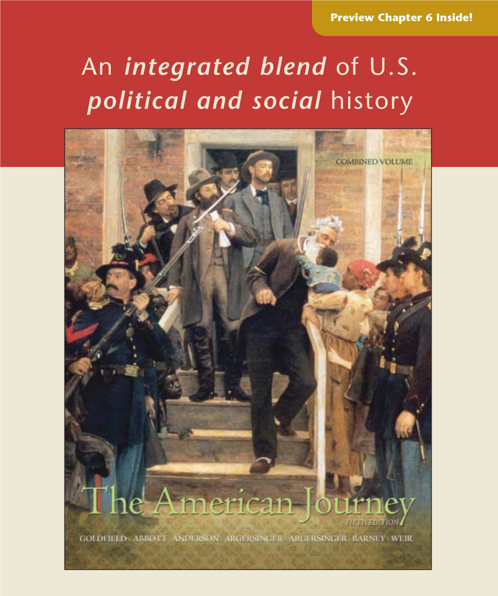 An Integrated Blend of U.S. Political and Social History